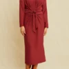 Russo Fleece Dress - Mulberry