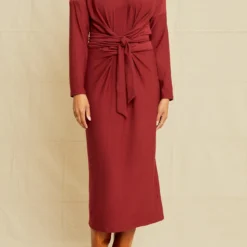 Russo Fleece Dress - Mulberry