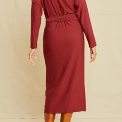 Russo Fleece Dress - Mulberry -Amour Vert shop 0050 Russo Mulberry 1263 web 5667485e c418 4eb8 aec1 3a98a9211f18
