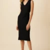 Cornelia Provence Rib Dress - Black