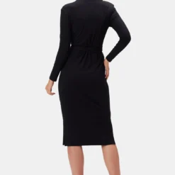 Castile Reverie Knit Dress - Black 8 Castile Reverie Knit Dress - Black -Amour Vert shop 0121 Castile Black 3