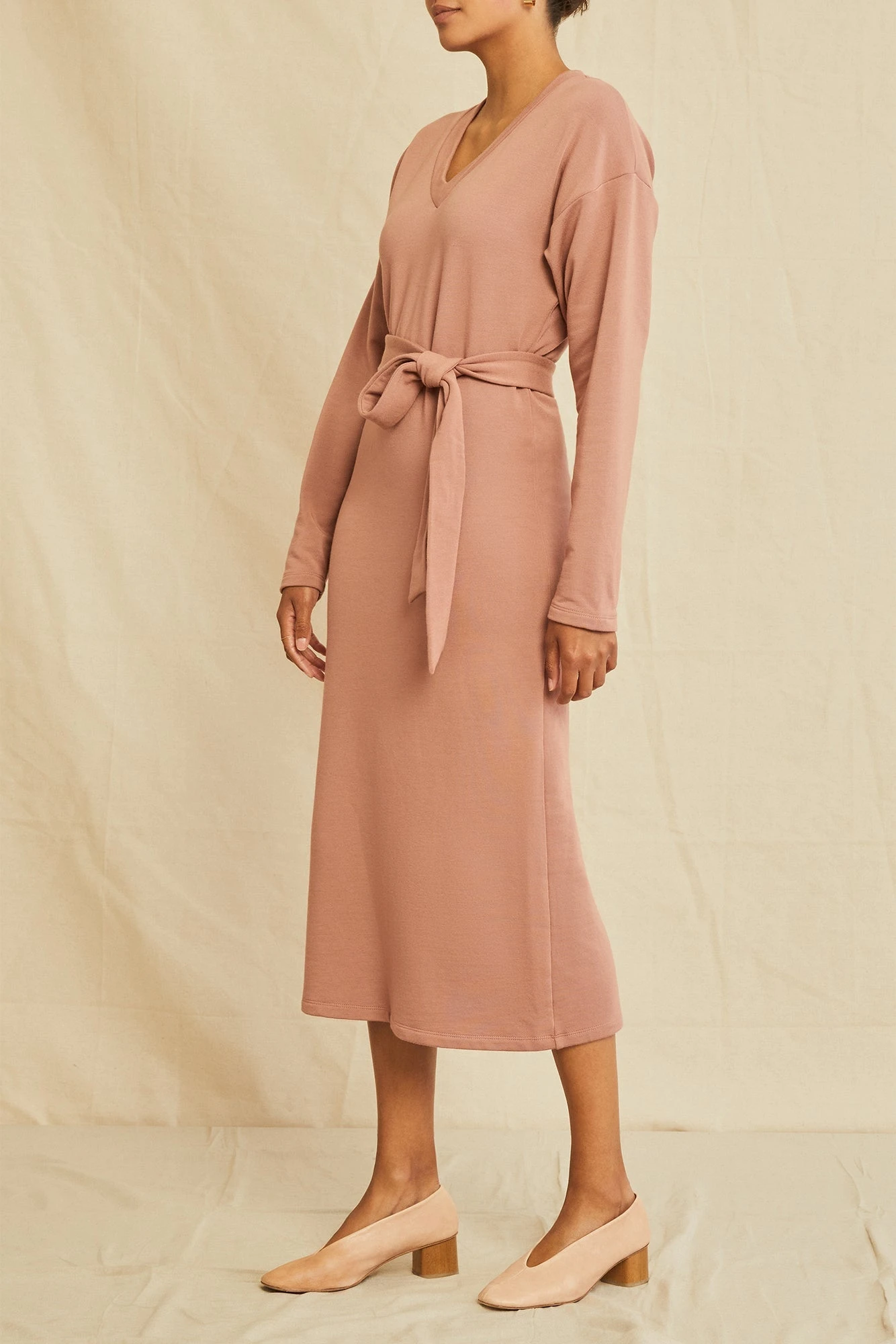 Ava Luxe Fleece Dress - Quartz 4 Ava Luxe Fleece Dress - Quartz - Image 2