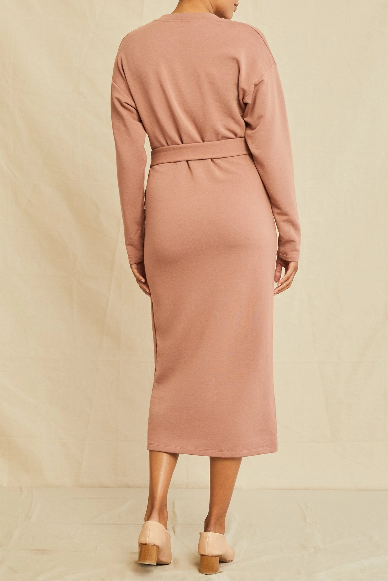Ava Luxe Fleece Dress - Quartz 5 Ava Luxe Fleece Dress - Quartz - Image 3