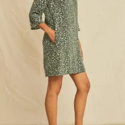 Sandrine Washable Silk Dress -Amour Vert shop 0135 Sandrine Rocher Dot 3157 web