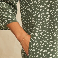 Sandrine Washable Silk Dress -Amour Vert shop 0135 Sandrine Rocher Dot 3188 web