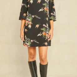 Sandrine Washable Silk Dress - Treviso Floral