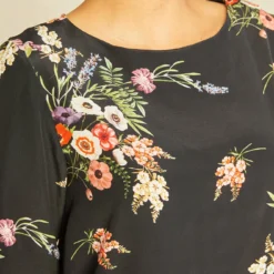 Sandrine Washable Silk Dress -Amour Vert shop 0135 Sandrine Treviso Print 1469