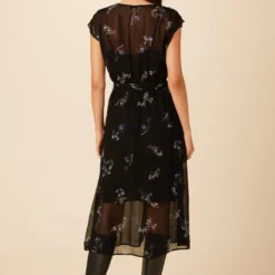 Marianna Chiffon Dress - Nahlia Floral 9 Marianna Chiffon Dress - Nahlia Floral -Amour Vert shop 01 0749R1 Marianna Chiffon Nahlia Floral 3 scaled