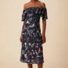 Dima Ecovero Midi Dress - Gemini Navy