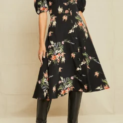 Odette Washable Silk Dress - Treviso Floral