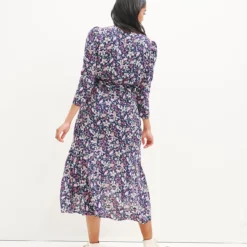 Mollie Wrap Dress -Amour Vert shop 0361 Mollie Zuma Print 2223 web