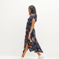 Gracia Washable Silk Dress -Amour Vert shop 0362 Gracia Provence Print 1857 web