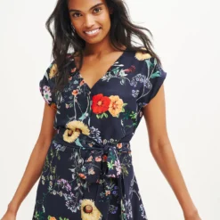 Gracia Washable Silk Dress -Amour Vert shop 0362 Gracia Provence Print 1892 web