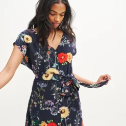 Gracia Washable Silk Dress -Amour Vert shop 0362 Gracia Provence Print 1896 web