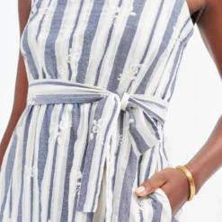 Jameela Upcycled Dress -Amour Vert shop 0457 Jameela Summer Stripe 0972 web