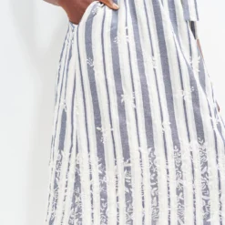 Jameela Upcycled Dress -Amour Vert shop 0457 Jameela Summer Stripe 0988 web