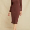 Soraya Paris Rib Dress - Mocha 1 Soraya Paris Rib Dress - Mocha -Amour Vert shop 0530 Soraya Mocha 0336 web ffa42d7f 4293 498c 89e4 f46c6288ec8f