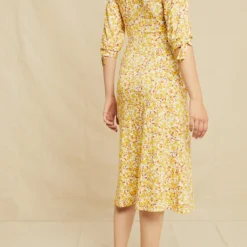Cali Reverie Knit Dress - Dandelion Floral -Amour Vert shop 0535 Cali Dandelion Floral 1607 web