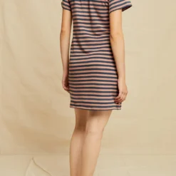 Jade Luxe Terry Dress -Amour Vert shop 0536 Jade Ocean Rose Stripe 1898 web