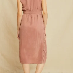 Josie Cottonseed Cupro Dress - Quartz -Amour Vert shop 0538 Josie Cupro Quartz 4892 web 6089d725 d3c1 4ce0 9ab3 c3be5c4a3945