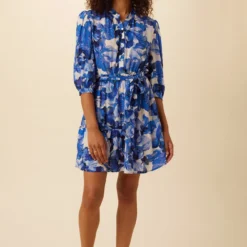 Arya Viscose Crepe Dress - Cecily Floral