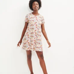Berkeley Reverie Knit Dress -Amour Vert shop 0556 Berkeley Dress Marina Floral 1846 web