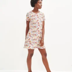 Berkeley Reverie Knit Dress -Amour Vert shop 0556 Berkeley Dress Marina Floral 1863 web