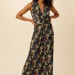 Olive Viscose Knit Dress - Summer Fields