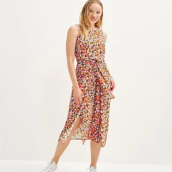 Cortney Washable Silk Dress 20 Cortney Washable Silk Dress -Amour Vert shop 0561 Cortney Seaside Floral 2730 web