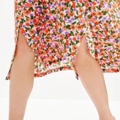 Cortney Washable Silk Dress 27 Cortney Washable Silk Dress -Amour Vert shop 0561 Cortney Seaside Floral 2890 web