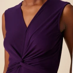 Olive Dream Knit Dress - Grape -Amour Vert shop 0600 Olive Grape 4