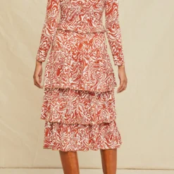 Sicily Reverie Knit Dress -Amour Vert shop 0601 Sicily Gatsby Print 5619 web