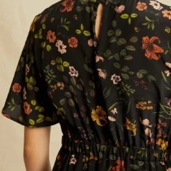 Valencia Washable Silk Dress -Amour Vert shop 0604 Valencia St Germain Floral 0687 web