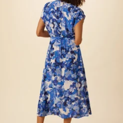 Marianna Viscose Crepe Dress - Cecily Floral -Amour Vert shop 0613 Marianna Crepe Cecily 3