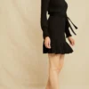 Ziggy Paris Rib Dress - Black -Amour Vert shop 0638 Ziggy Black 4810 web c4266904 d14a 40ad b1b6 44136180cb37