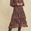 Umbria Nouveau Silk Dress 1 Umbria Nouveau Silk Dress -Amour Vert shop 0643 Umbria Joshua Tree Floral 2034 web