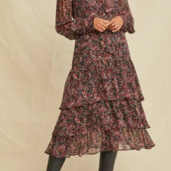 Umbria Nouveau Silk Dress