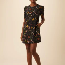 Darla Washable Silk Dress - Saint Germain Floral