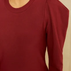 Rosemary Nouveau Fleece Dress - Mulberry -Amour Vert shop 0720 Rosemary Mulberry 2548 web b93bce30 5780 4719 bda3 a5a83e614b95