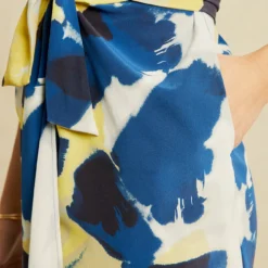 Josie Washable Silk Dress -Amour Vert shop 0723 Josie Silk Dusk Print 0156 web