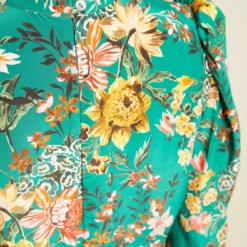 Adeline Washable Silk Dress - Rosalind Floral -Amour Vert shop 0744 Adeline Rosalind Floral 13656 web