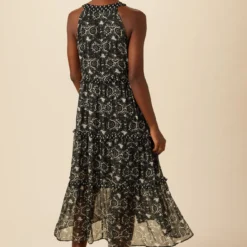 Tati Chiffon Maxi Dress - Petra -Amour Vert shop 0793 Tati Petra Nova 3