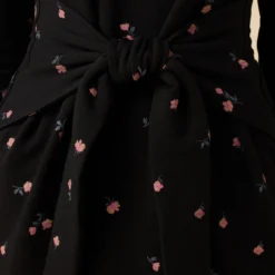 Colombe Luxe Fleece Dress - Fleur -Amour Vert shop 10080 Colombe Lux Fleur 4