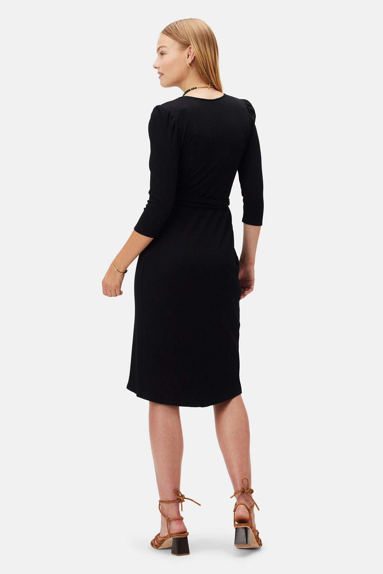 Abigail Paris Rib Dress - Black 5 Abigail Paris Rib Dress - Black - Image 3
