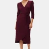 Abigail Paris Rib Dress - Plum