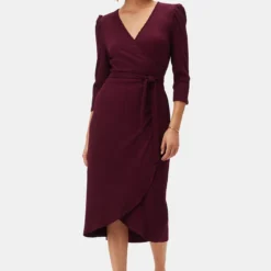 Abigail Paris Rib Dress - Plum