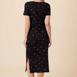 Cornelia Reverie Knit Dress - Positano -Amour Vert shop 10116 SS Cornelia Positano 3