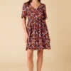 Lulu Ecovero Dress - Villa Floral