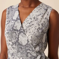 Ivy Washable Silk Dress - Serpentine -Amour Vert shop 10165 Ivy Serpentine 4