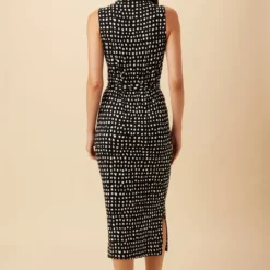 Castile Reverie Knit Dress - Valencia Dot Black -Amour Vert shop 10184 Ria Black 3 ea582ae1 e98c 495d ab66 ab997996ba5c